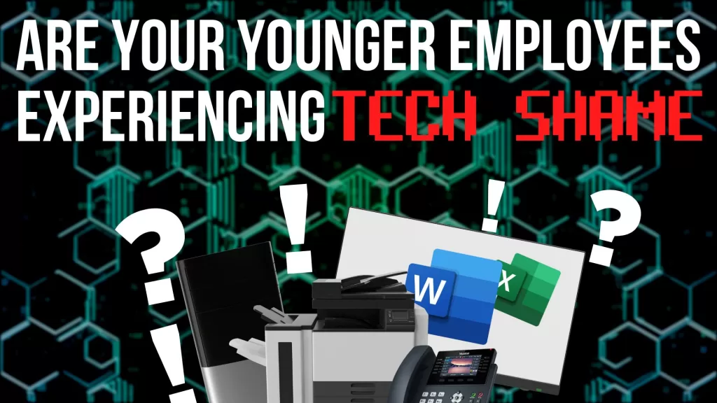 Are your younger employees experiencing tech shame