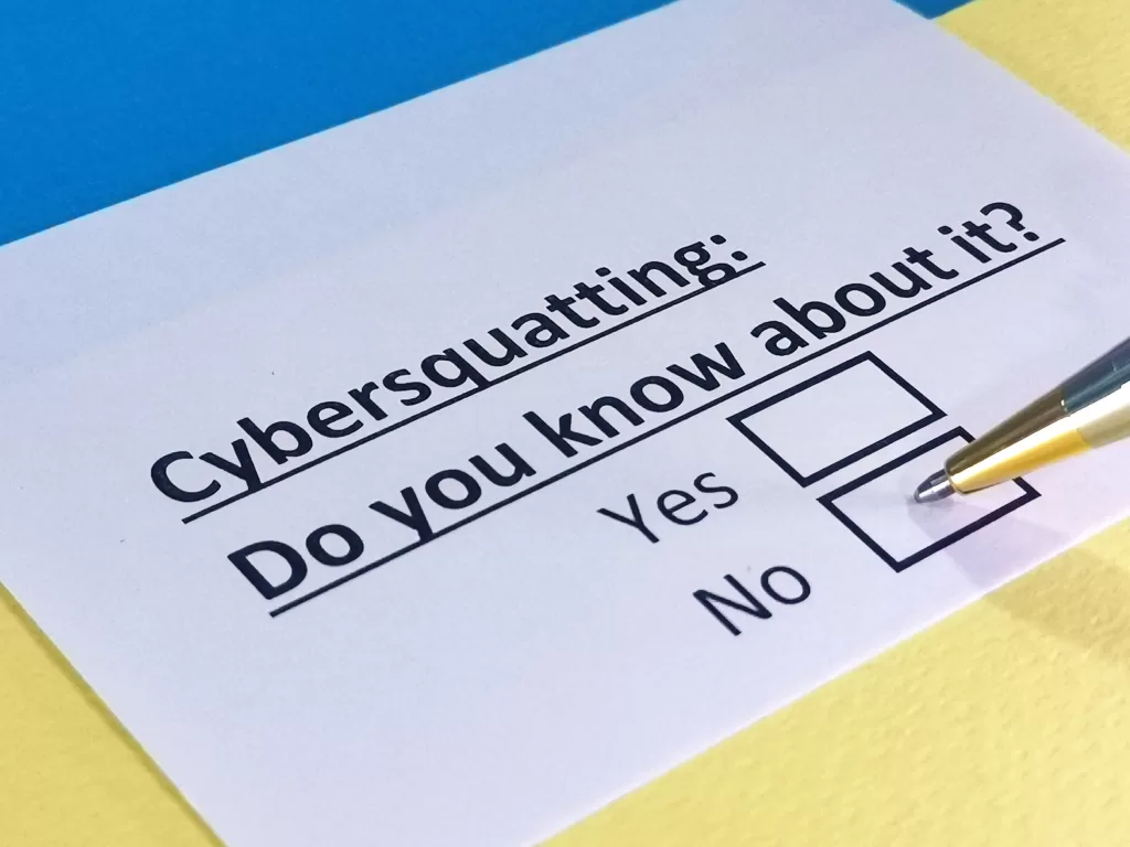Cybersquatting, what do you know